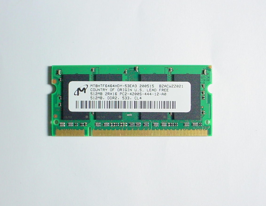 Samsung 512MB PC2-4200S DDR2 Memory M470T6554CZ3-CD5