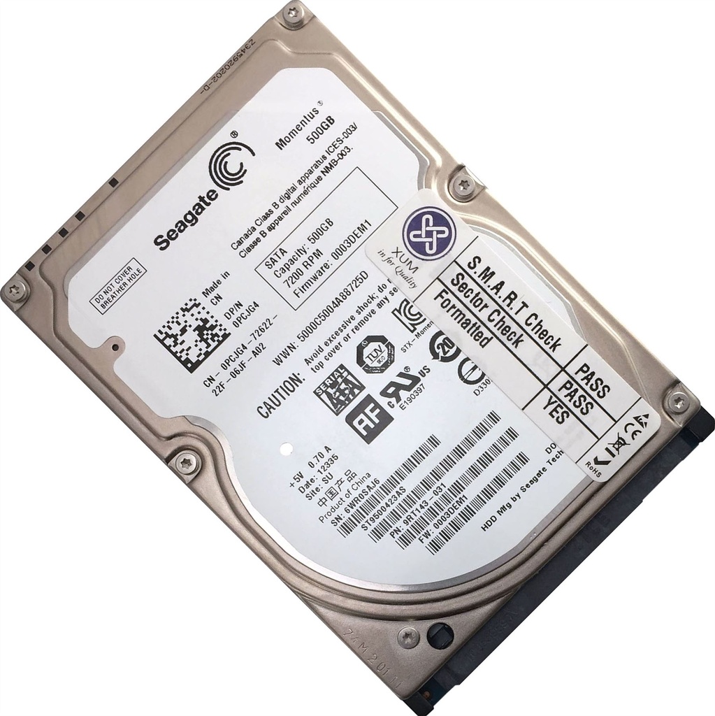 750GB SATA 2.5 Internal Laptop Hard Disk Drive