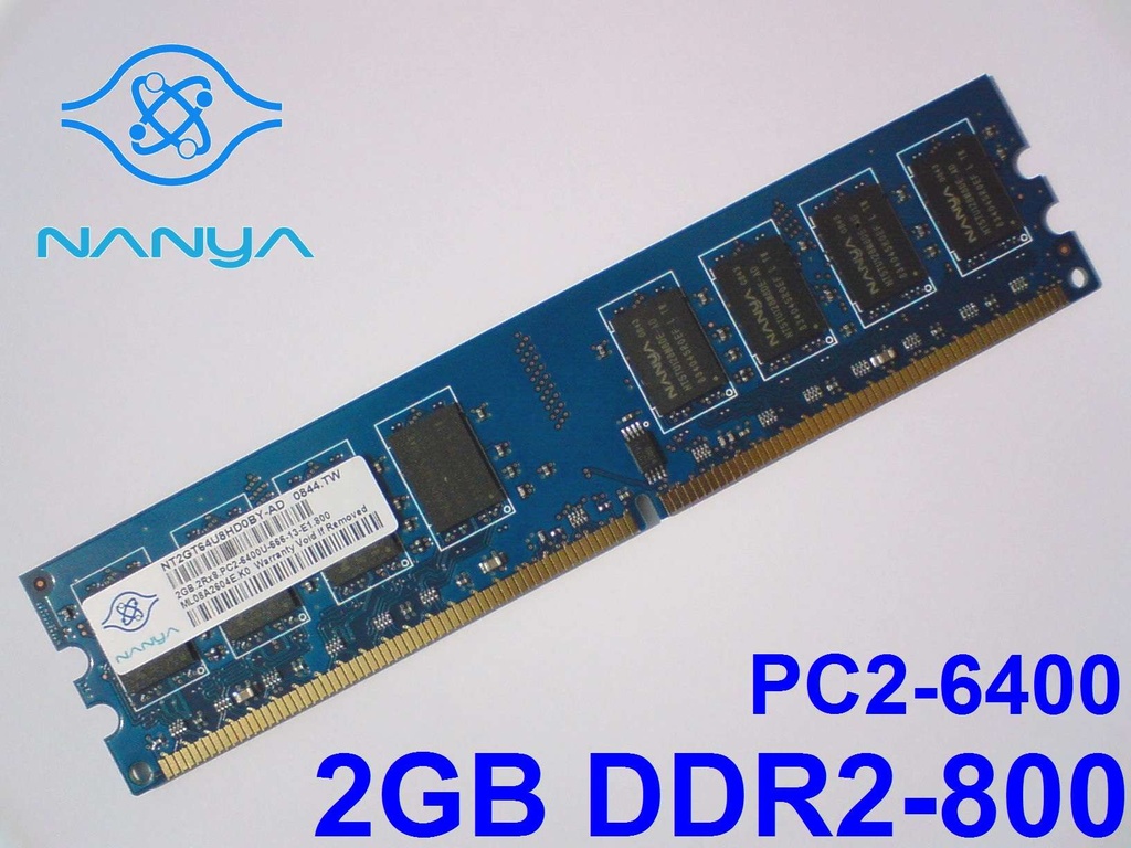 2GB DDR2 800MHz PC2-6400 240Pin DIMM Desktop Memory